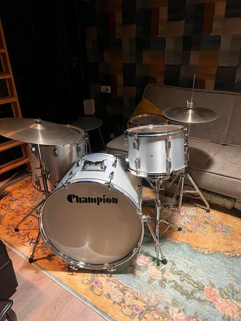 Vintage Sonor Champion Drumstel zonder snare, Muziek en Instrumenten, Percussie, Ophalen, Gebruikt