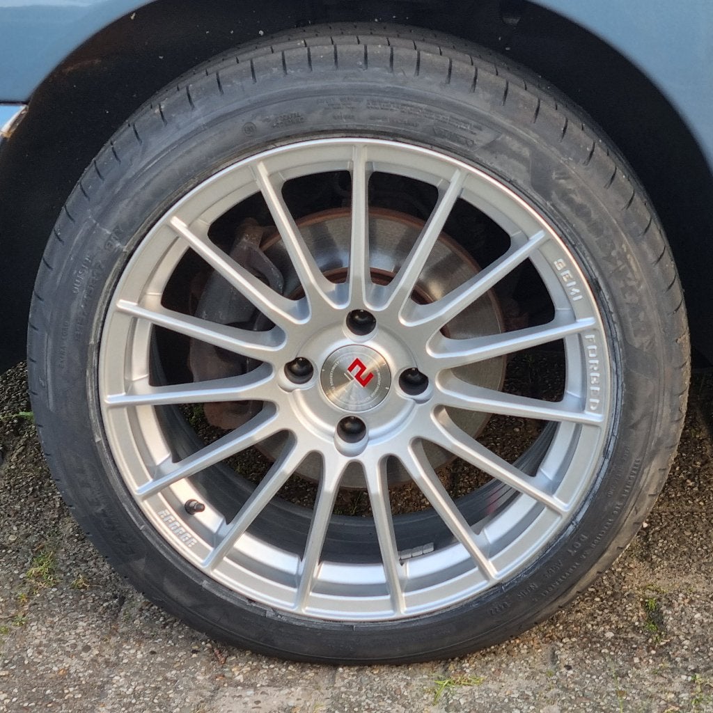 Gesmede velgen met banden 17'', Banden en Velgen, 17 inch, Ophalen of Verzenden, Personenwagen