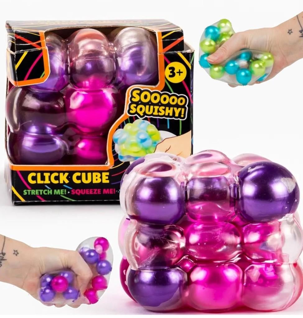 Squishy Ice Cube Clicker 5 cm (NIEUW) !!!, Ophalen of Verzenden, Nieuw
