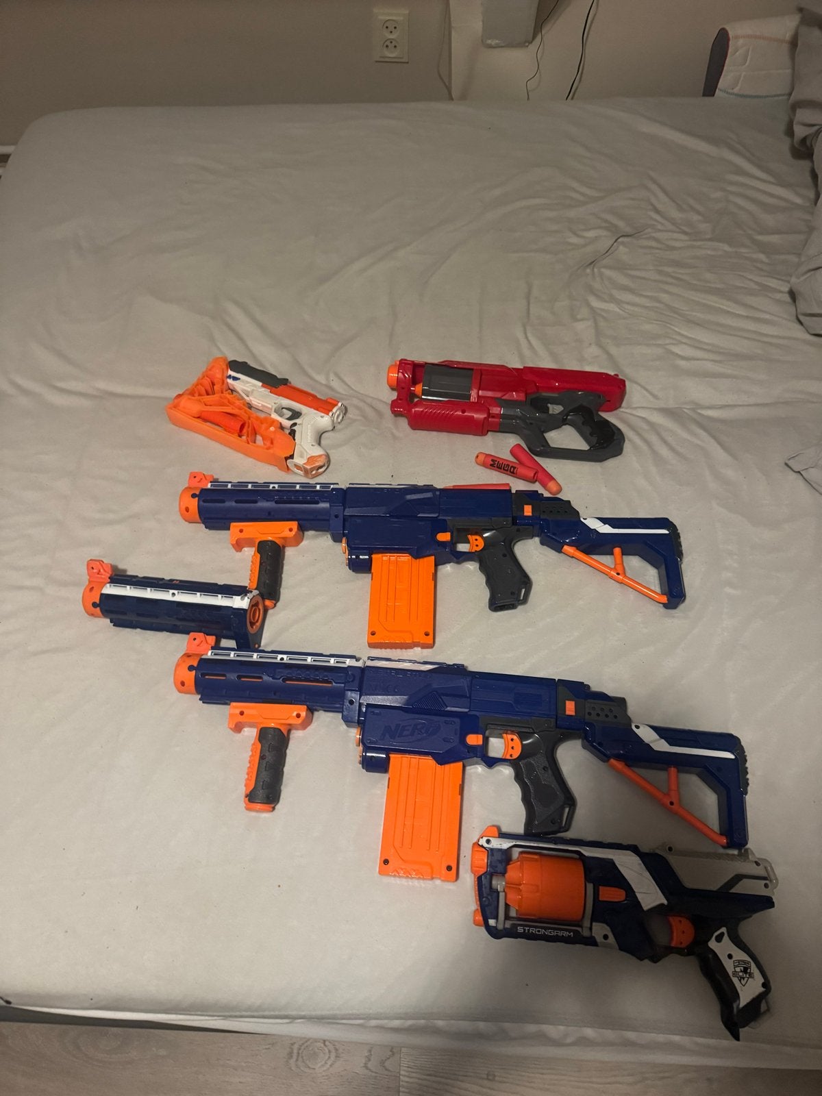 Nerf geweren en accessoires - Grote set, Ophalen, Gebruikt, Jongen of Meisje