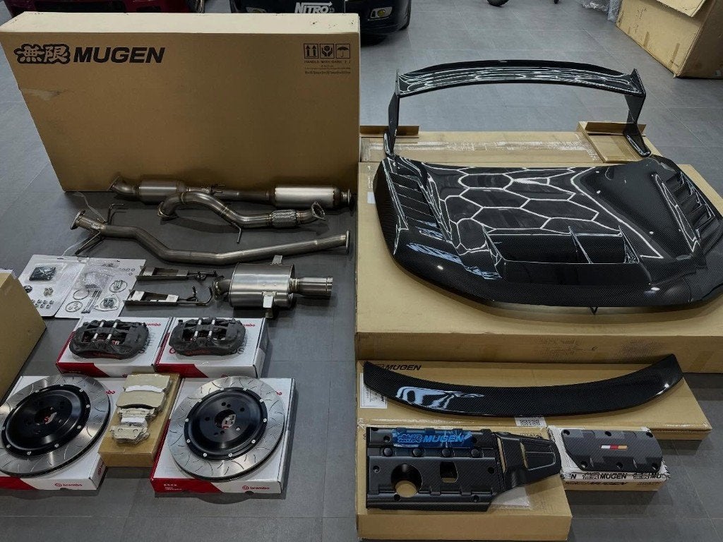 Mugen Group B carbon spoiler motorkap Honda Civic Type-R FL5, Ophalen of Verzenden