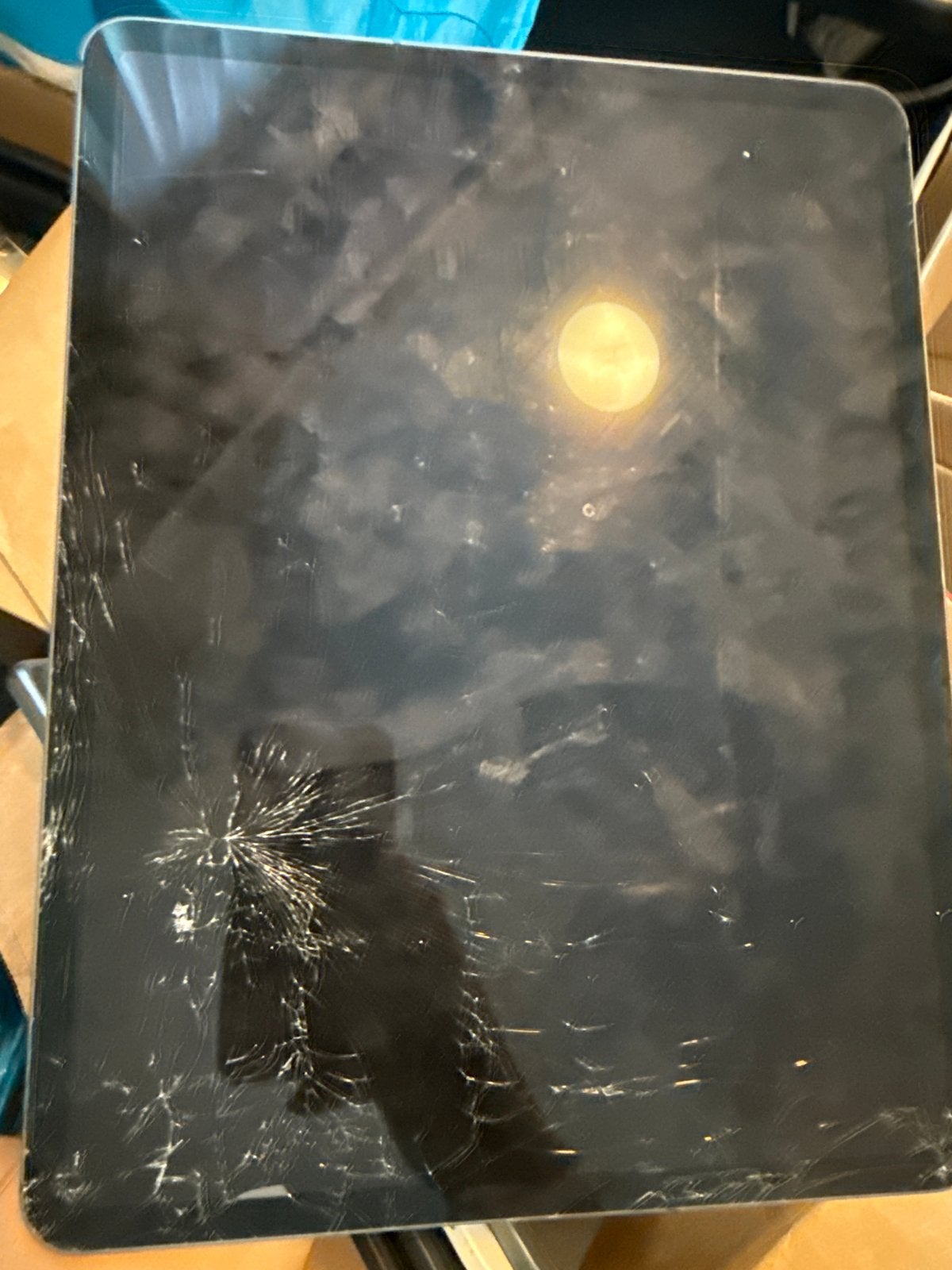 Apple iPad Pro met defect scherm, Computers en Software, Ophalen of Verzenden, Niet werkend, Grijs, Apple iPad Pro