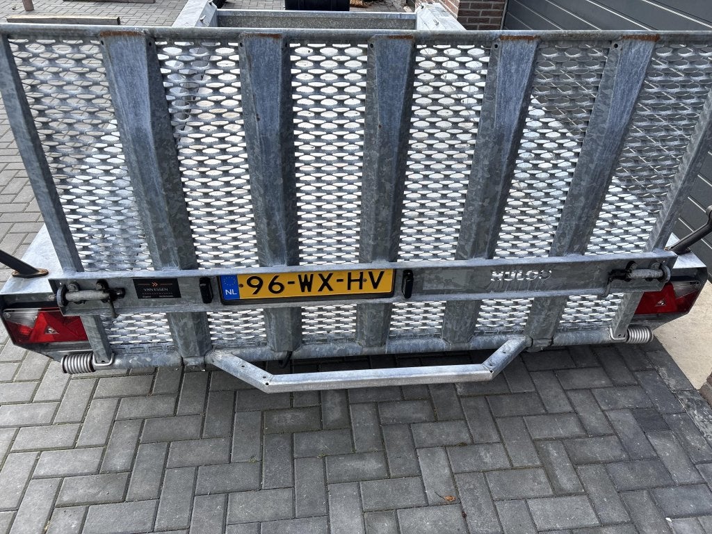Hulco Machinetransporter oprijwagen aanhanger aanhangwagen, Gebruikt