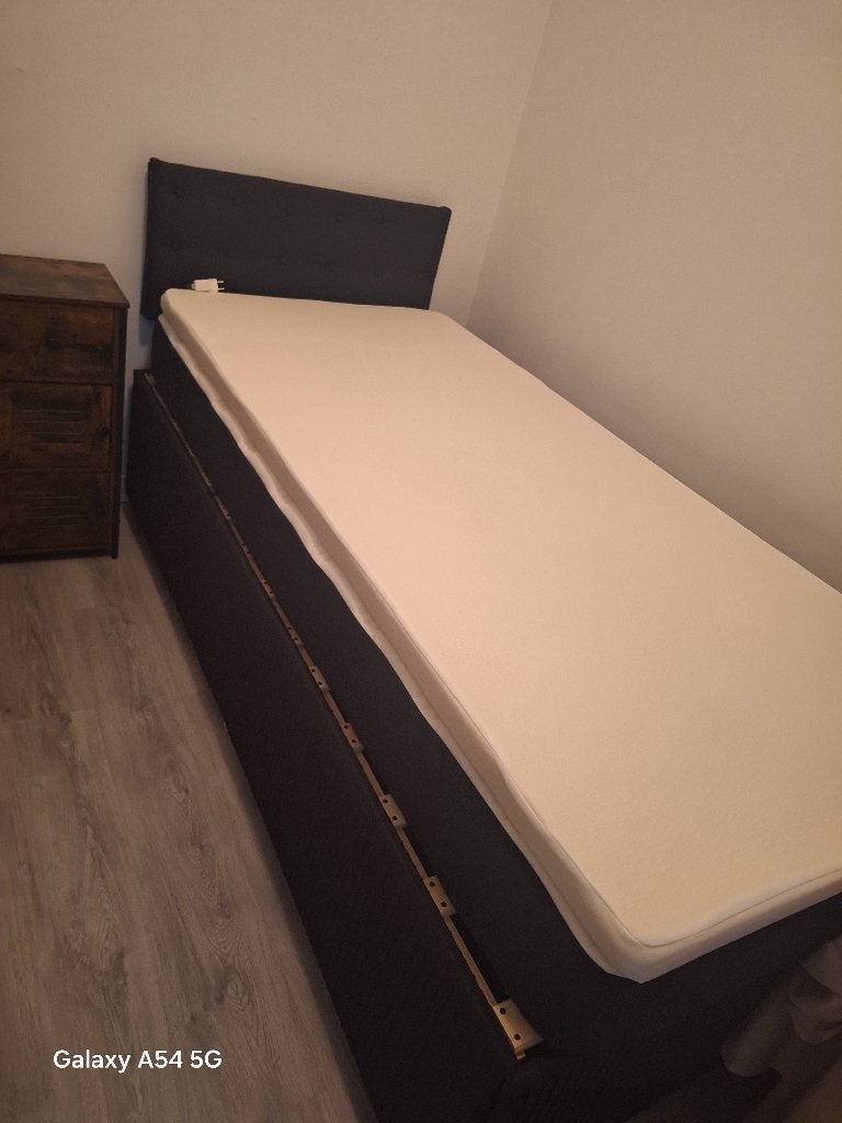 Nieuw leuk slaapkamer set, Huis en Inrichting, Slaapkamer | Bedden, Ophalen, 90 cm, Eenpersoons, Zwart