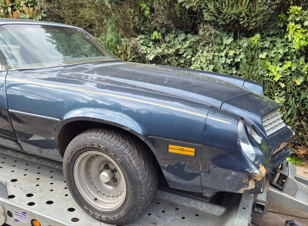 Chevrolet camaro project, opknapper, Ophalen