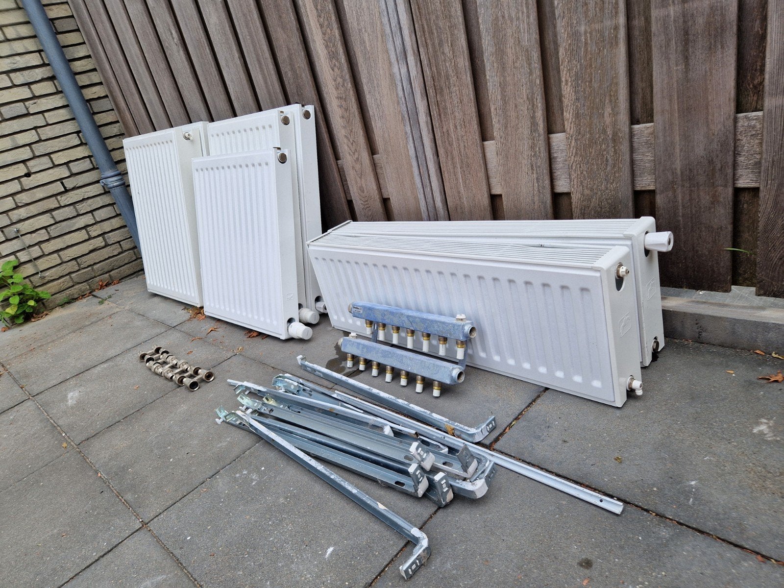 7 radiatoren compleet, Ophalen, Radiator, 30 tot 80 cm