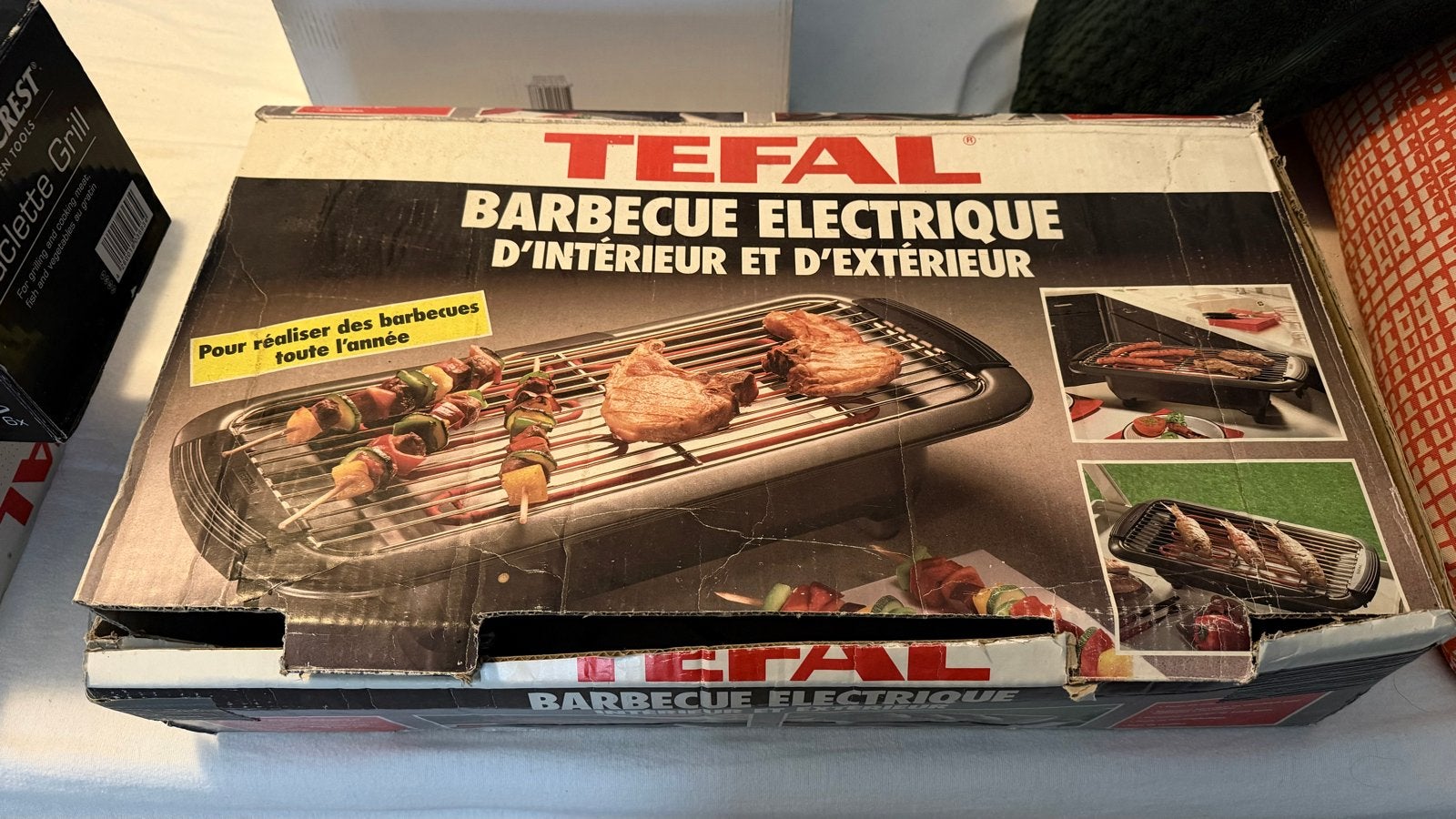 Tefal Barbecue Electrique - Binnen en Buiten Grill, Ophalen, Zo goed als nieuw