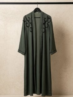 Donkergroene Abaya, Maat 42/44 (L), Nieuw, Ophalen of Verzenden, Onder de knie