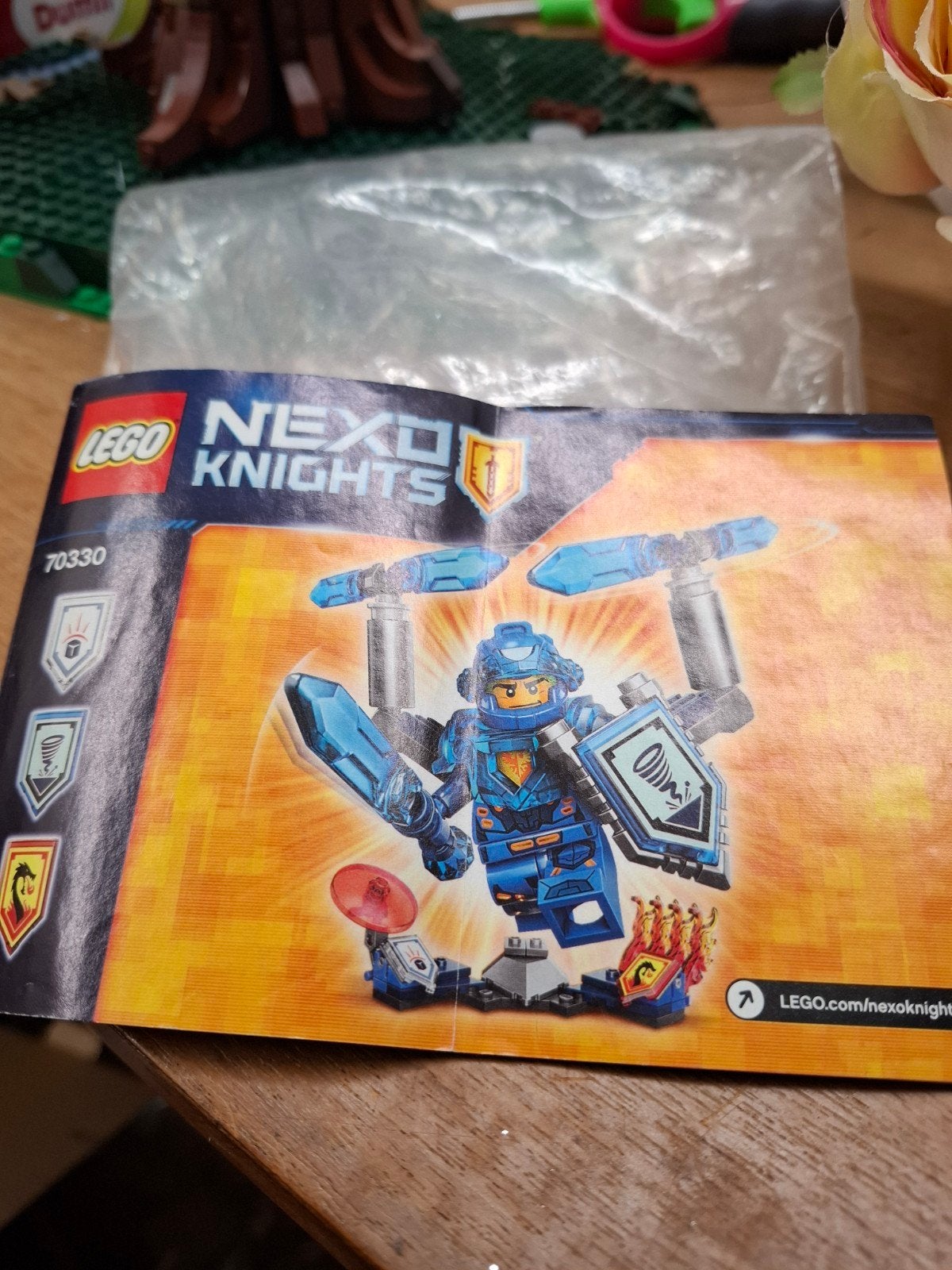 Lego Nexo Knights 70330 met boekje, zonder doos, Gebruikt, Overige thema's, Lego, Ophalen of Verzenden