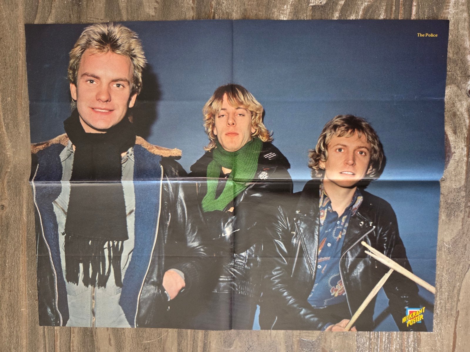 2 Vintage The Police Posters, Rechthoekig Staand, Ophalen of Verzenden, Zo goed als nieuw, A1 t/m A3