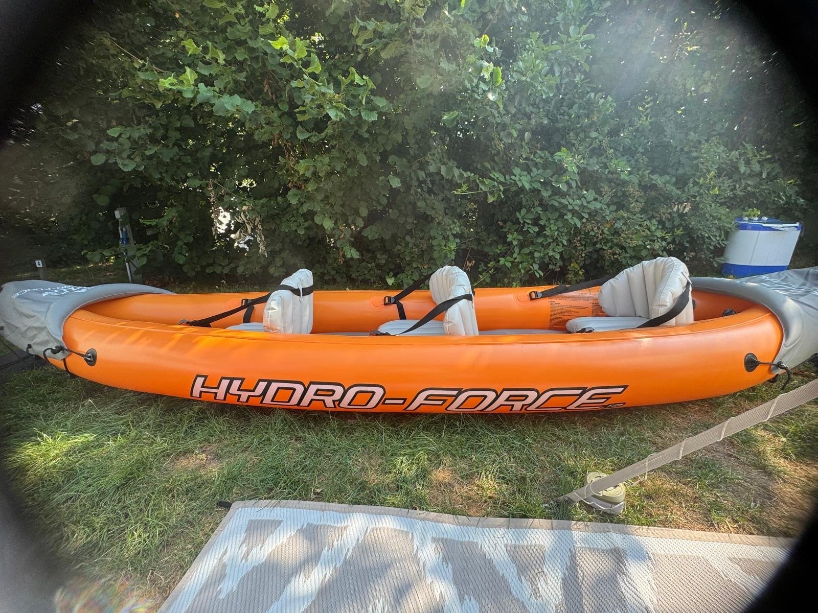 Opblaasbare Hydro-Force Kajak/ kano rapid X3, Ophalen, Opblaasbaar, Gebruikt, 3-persoons of meer