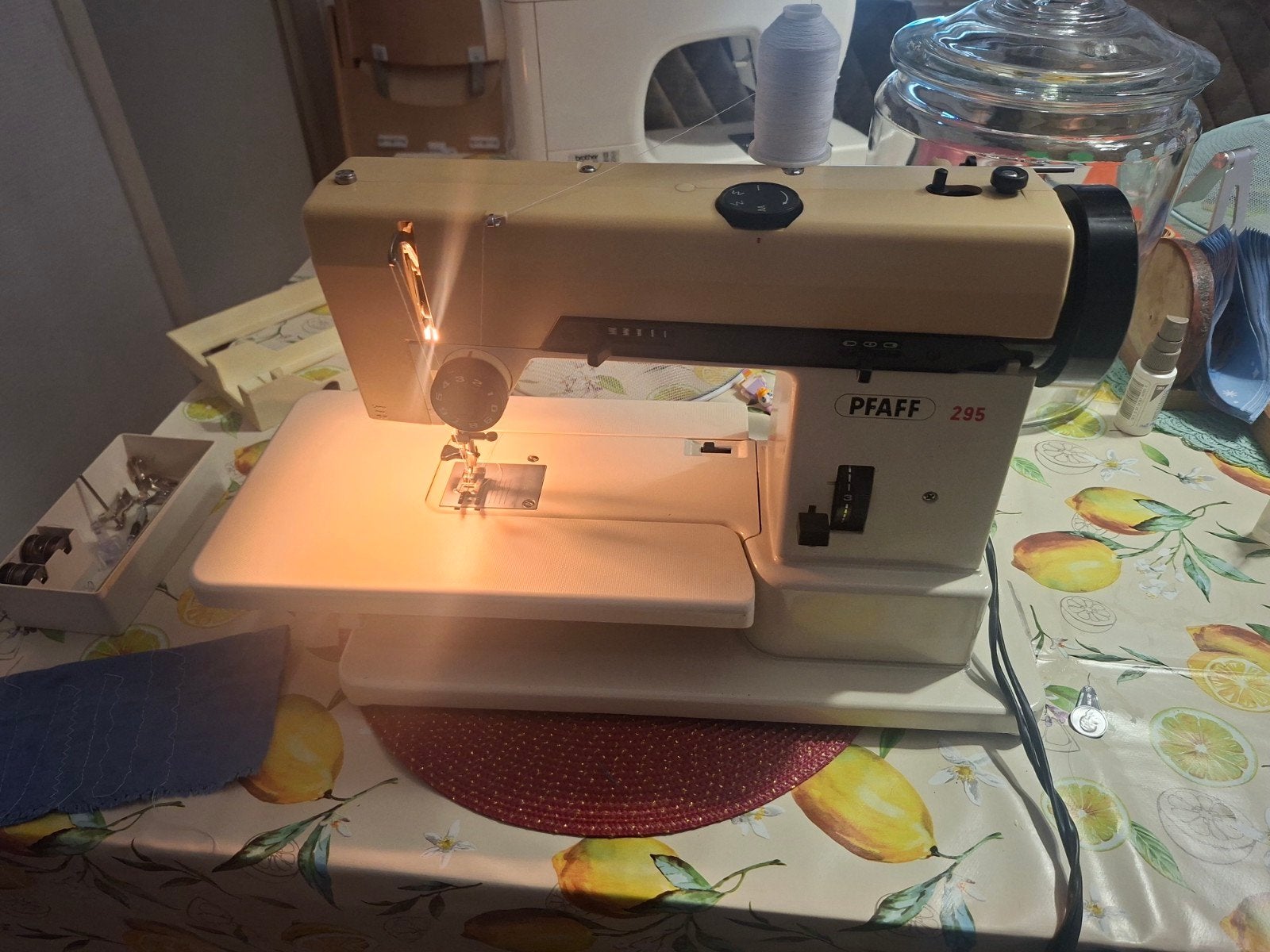 Pfaff 295 Kwaliteit Naaimachine - Schoongemaakt & Getest, Ophalen of Verzenden, Zo goed als nieuw, Naaimachine, Pfaff
