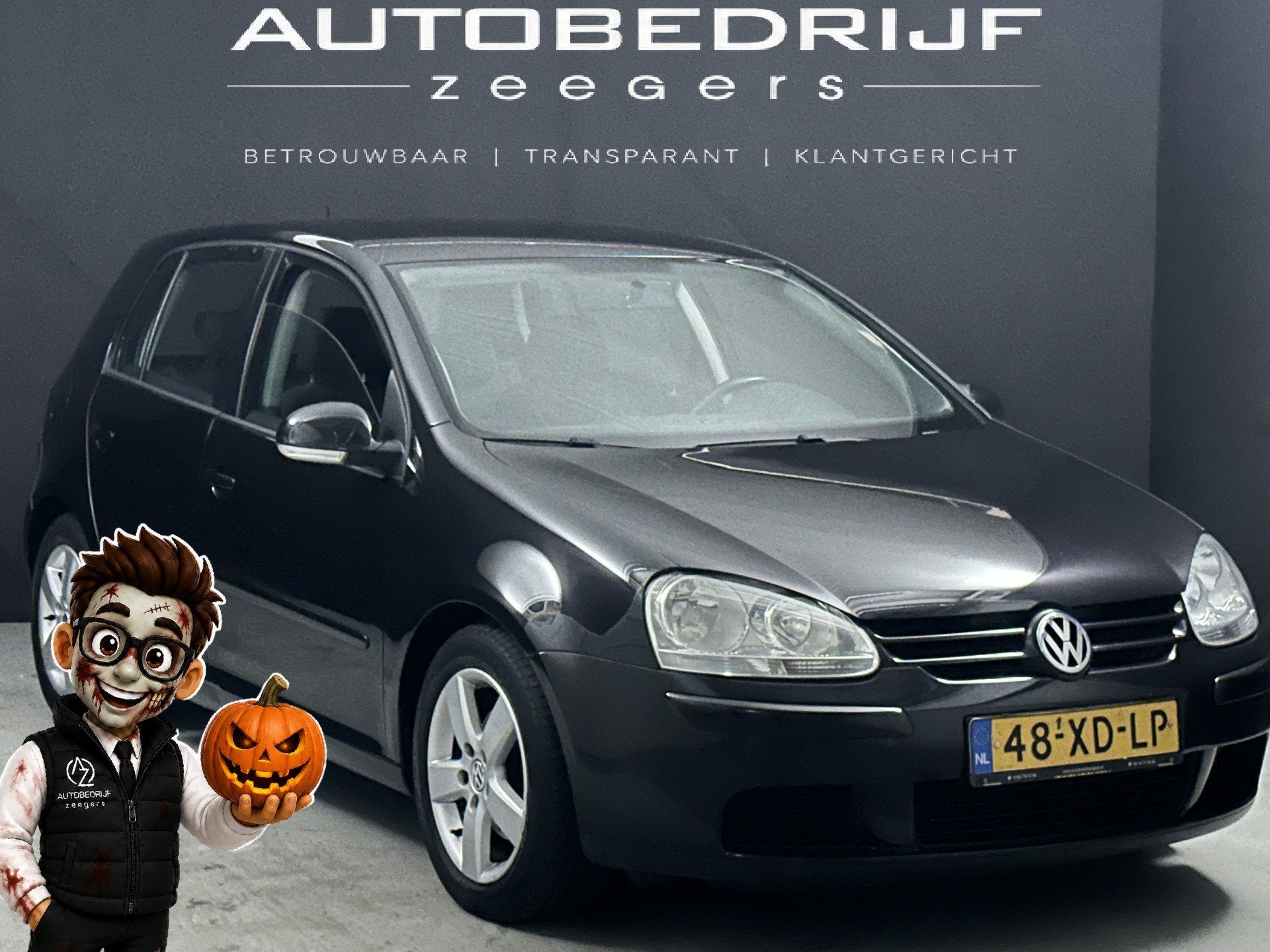 Volkswagen Golf 1.6 FSI GT Sport Business *Automaat*, Auto's, Gebruikt, 4 cilinders, 116 pk, Zwart