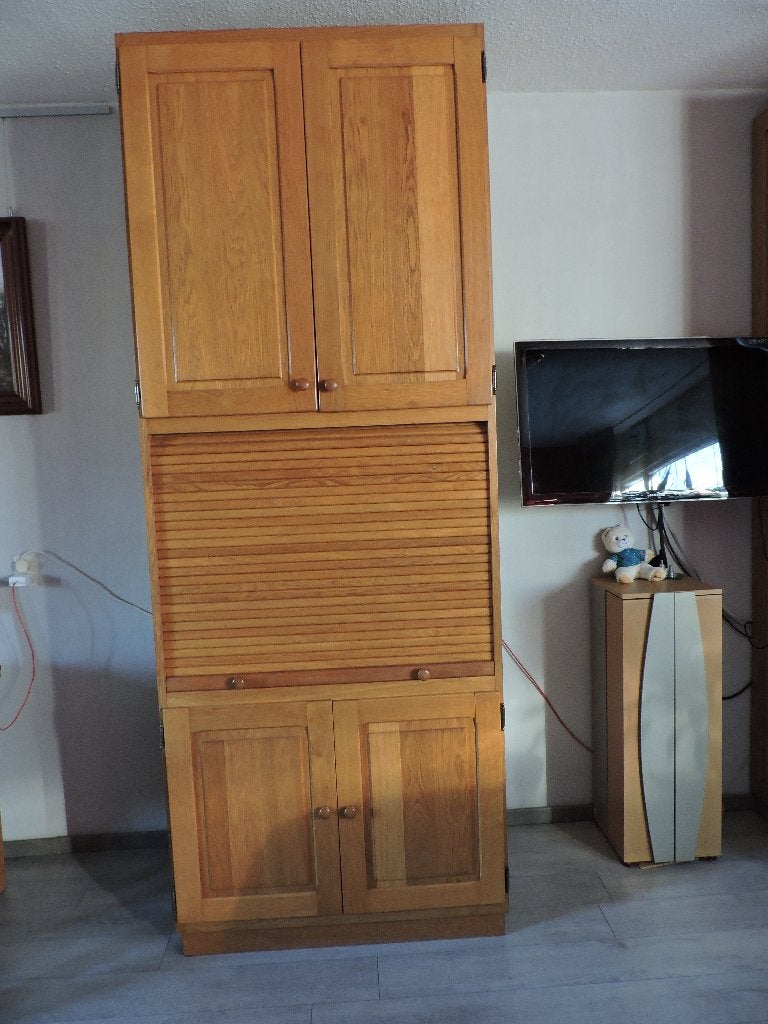 Computerkast / bergmeubel / wandkast, Huis en Inrichting, Ophalen, Gebruikt, 70 tot 120 cm, Eikenhout