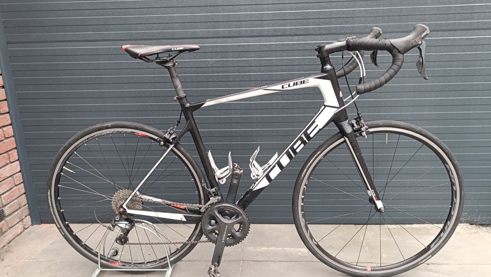 Cube Attain racefiets, Fietsen en Brommers, Fietsen | Racefietsen, 28 inch, Velgrem, Aluminium, Zo goed als nieuw