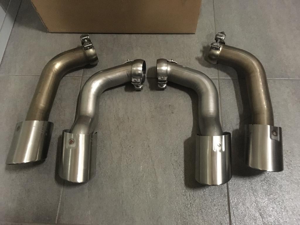Set uitlaatsierstukken Porsche Cayenne (SKU 1F-033), Gebruikt, ., Porsche, Ophalen of Verzenden