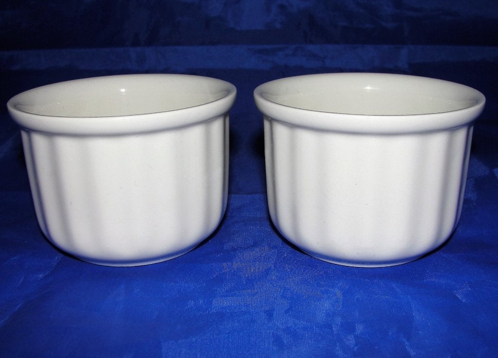 Villeroy & Boch Vilbofour – 3x souffléschaaltjes / ramekins, Ophalen of Verzenden, Zo goed als nieuw, Overige stijlen, Porselein