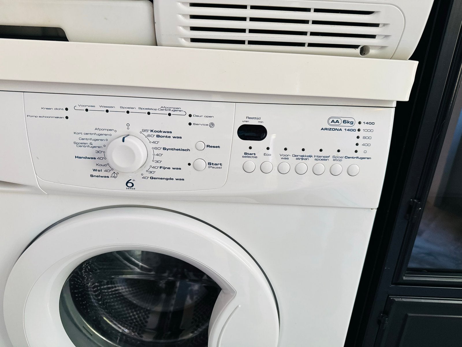 Whirlpool Arizona 1400 6kg wasmachine, Ophalen, Gebruikt, Voorlader, 85 tot 90 cm