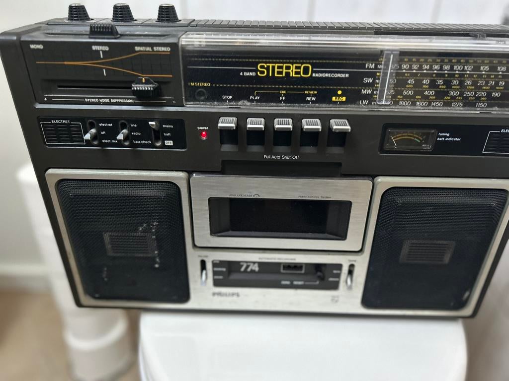 Philips draagbare radio 70 er jaren, Ophalen, Gebruikt, Radio