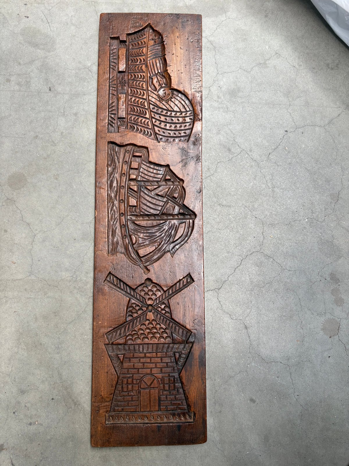 Prachtige antieke speculaasplank, Ophalen of Verzenden
