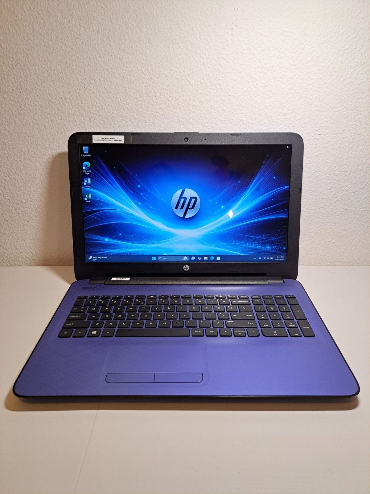 HP NOTEBOOK, Computers en Software, 2 tot 3 Ghz, 15 inch, Ophalen of Verzenden, Zo goed als nieuw