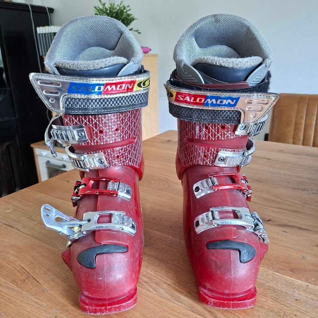 Salomon skischoenen maat 39 (MEN'S) - Leuk voor beginners, 160 tot 180 cm, Gebruikt, Schoenen, Skiën