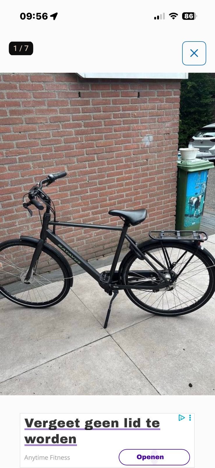 Batavus Fonk 7, 57 tot 61 cm, Ophalen, Zo goed als nieuw, Batavus