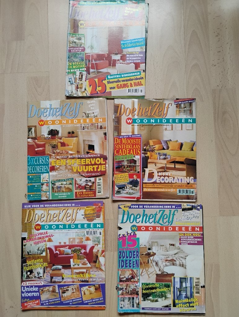 5 x Tijdschrift Doe het zelf uit 1996 Doehetzelf, Ophalen of Verzenden, Gelezen, Overige typen