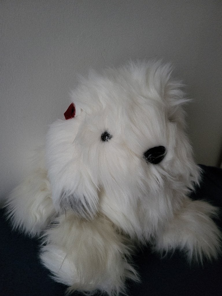 Old english sheepdog/Bobtail hond knuffel/pluche NIEUW, Verzenden, Nieuw, Hond, Handgemaakt