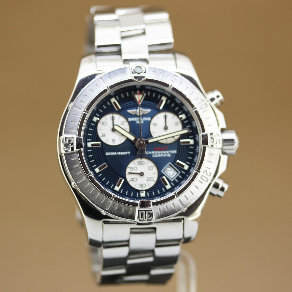Breitling Colt Chronograph Ref. A73380, Staal, Gebruikt, Staal, Breitling