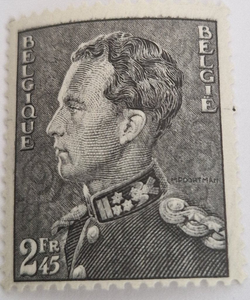 Belgie 1936-56 - OBP 432 - Koning Leopold III -type Poortman, Ophalen of Verzenden, Postfris, Postfris, Staatshoofden