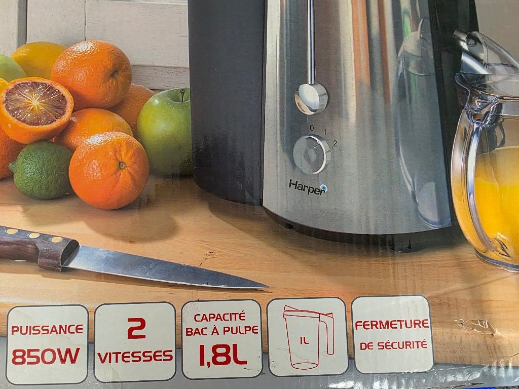Juicer nieuw in doos, Witgoed en Apparatuur, Ophalen, Nieuw, Elektrisch, Sapcentrifuge
