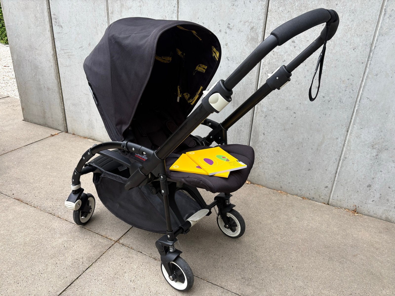 Buggy Bugaboo Bee 3 Andy Warhol Limited Edition Kinderwagen, Ophalen, Zo goed als nieuw, Overige merken, Regenhoes