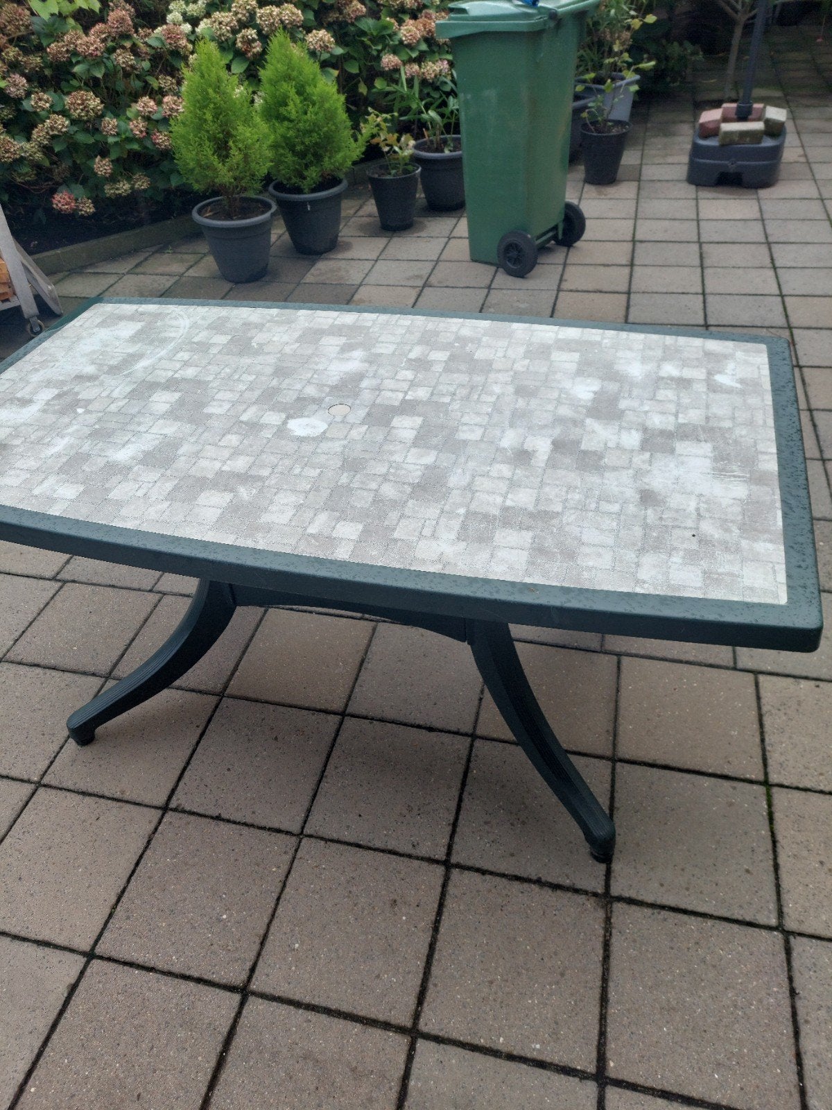 Te koop  tuin tafel LBH 160x90x70 cm, Tuin en Terras, Ophalen, Rechthoekig