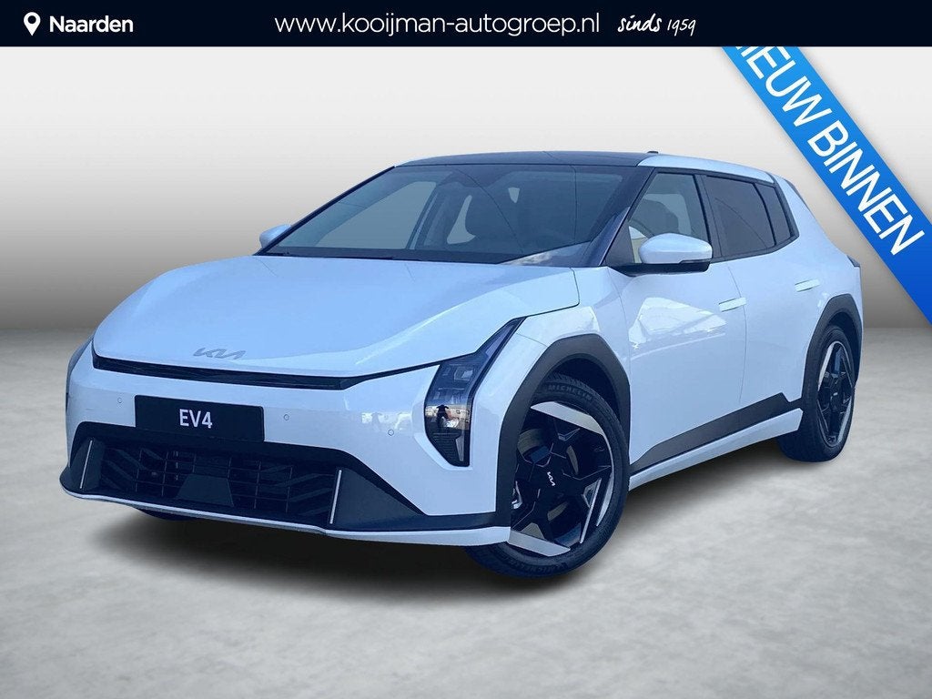 Kia EV4 Plus Advanced 58.3 kWh Nieuw uit voorraad leverbaar,, Auto's, Kia, Stof, Nieuw, 204 pk, 58 kWh