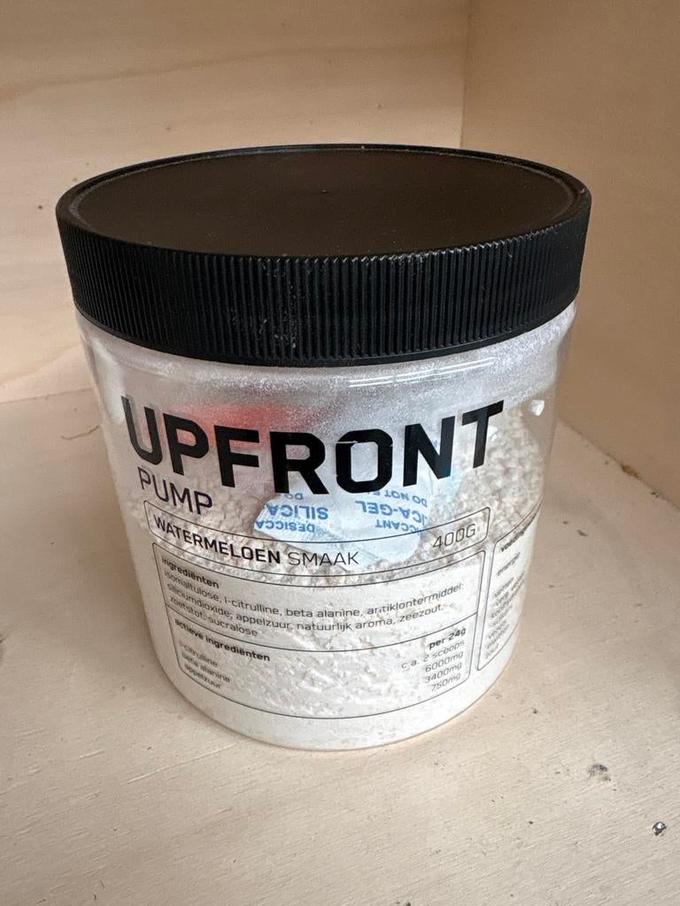 UPFRONT PUMP Watermeloen Smaak Pre-workout 400g, Sport en Fitness, Gezondheidsproducten en Wellness, Ophalen of Verzenden, Nieuw