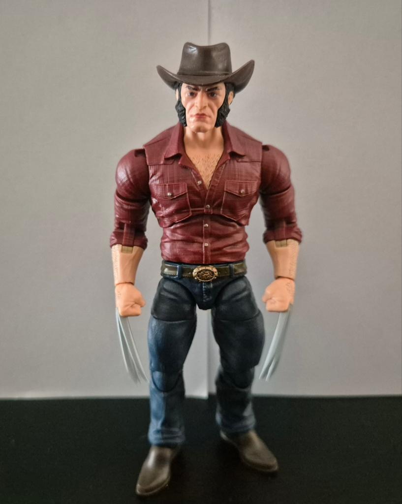 Marvel Legends Logan Wolverine Cowboy Figuur, Ophalen of Verzenden, Zo goed als nieuw