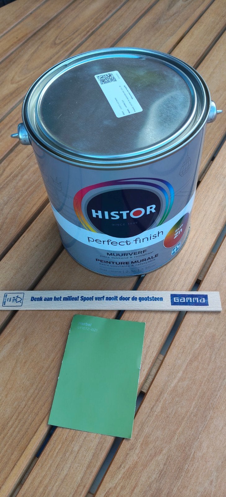 Muurverf Herbal Groen, Ophalen, Nieuw, Groen