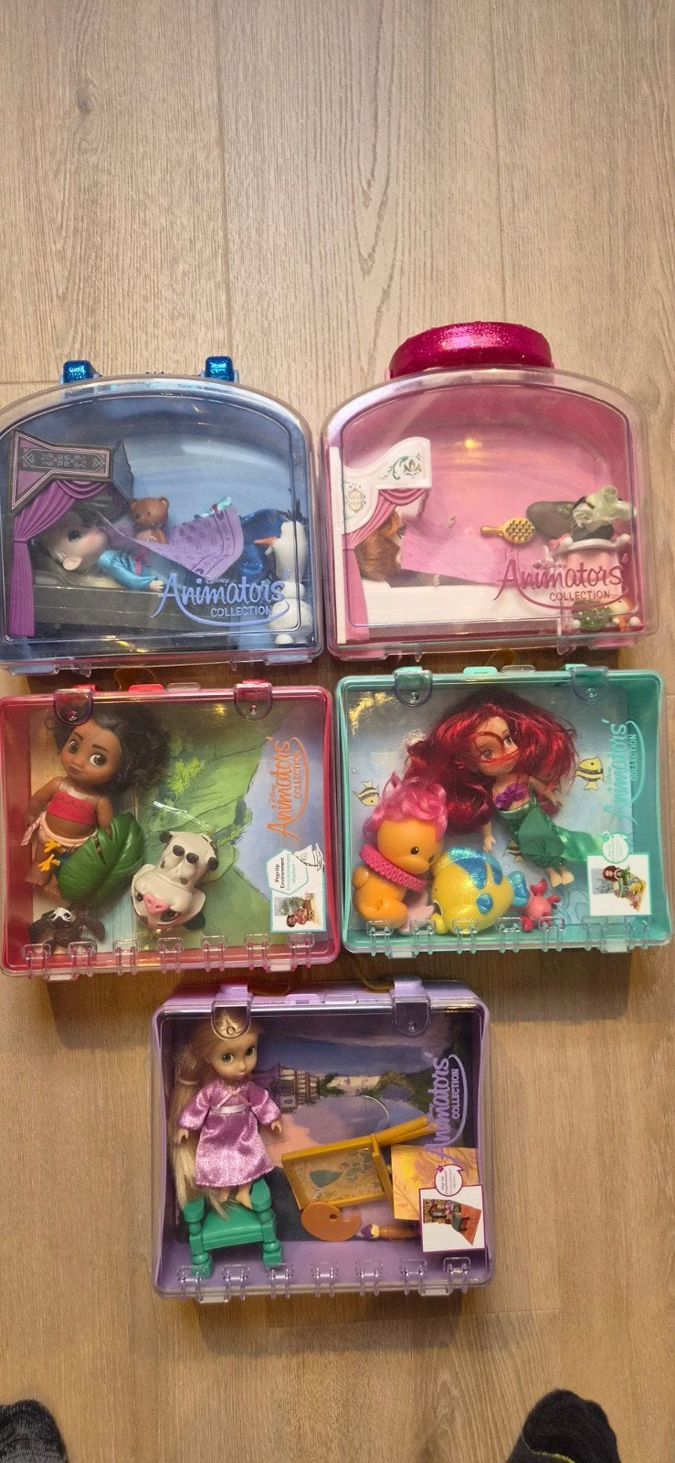 Disney Animators' Collection Mini Speelsets uit Disneyland!!, Ophalen of Verzenden, Gebruikt, Overige typen