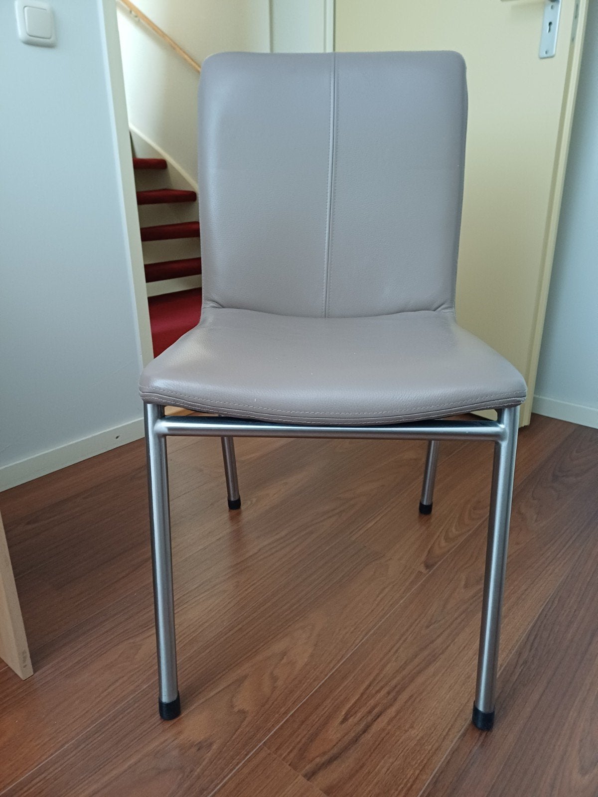 Eetkamerstoelen 6, Ophalen, Overige kleuren, Leer, Zo goed als nieuw