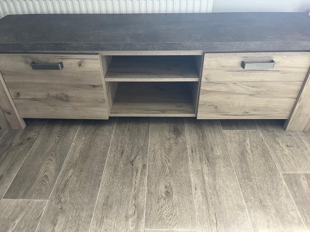 Tv meubel, Huis en Inrichting, Kasten | Televisiemeubels, Ophalen, 150 tot 200 cm, Zo goed als nieuw, Minder dan 100 cm