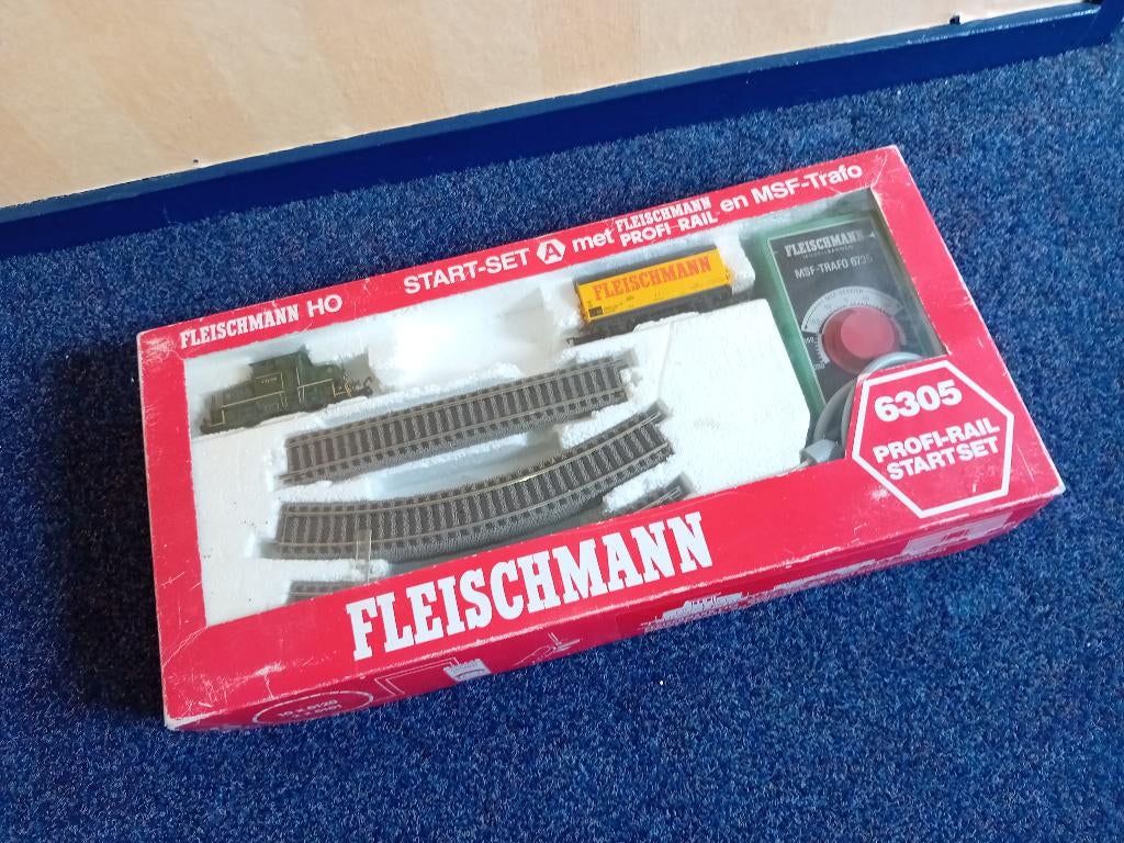 Fleischmann treinset Startset A     Startset 6305, Hobby en Vrije tijd, Ophalen, Gelijkstroom, Fleischmann, Gebruikt