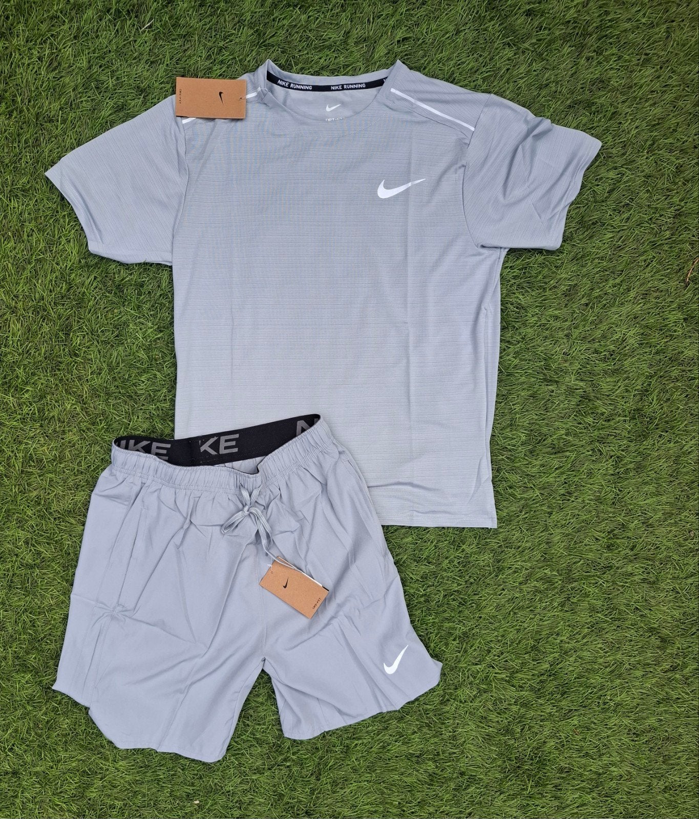 Nike Miller hardloopset - Grijs, Maat 52/54 (L), Nike, Nieuw, Ophalen of Verzenden