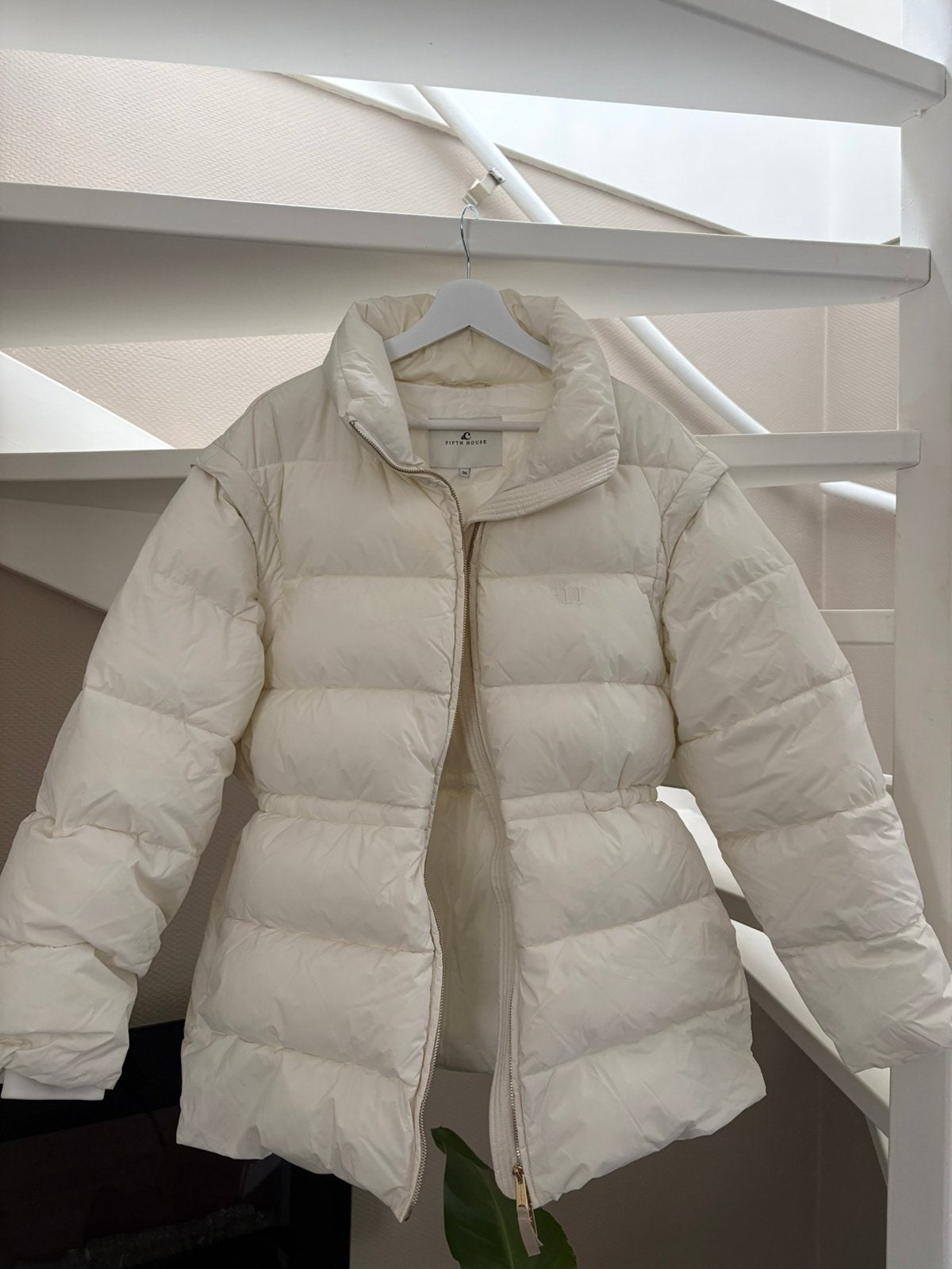 Nikkie puffer jas wit maat 36 Fifth House, Ophalen of Verzenden, Nieuw, Maat 36 (S), Wit