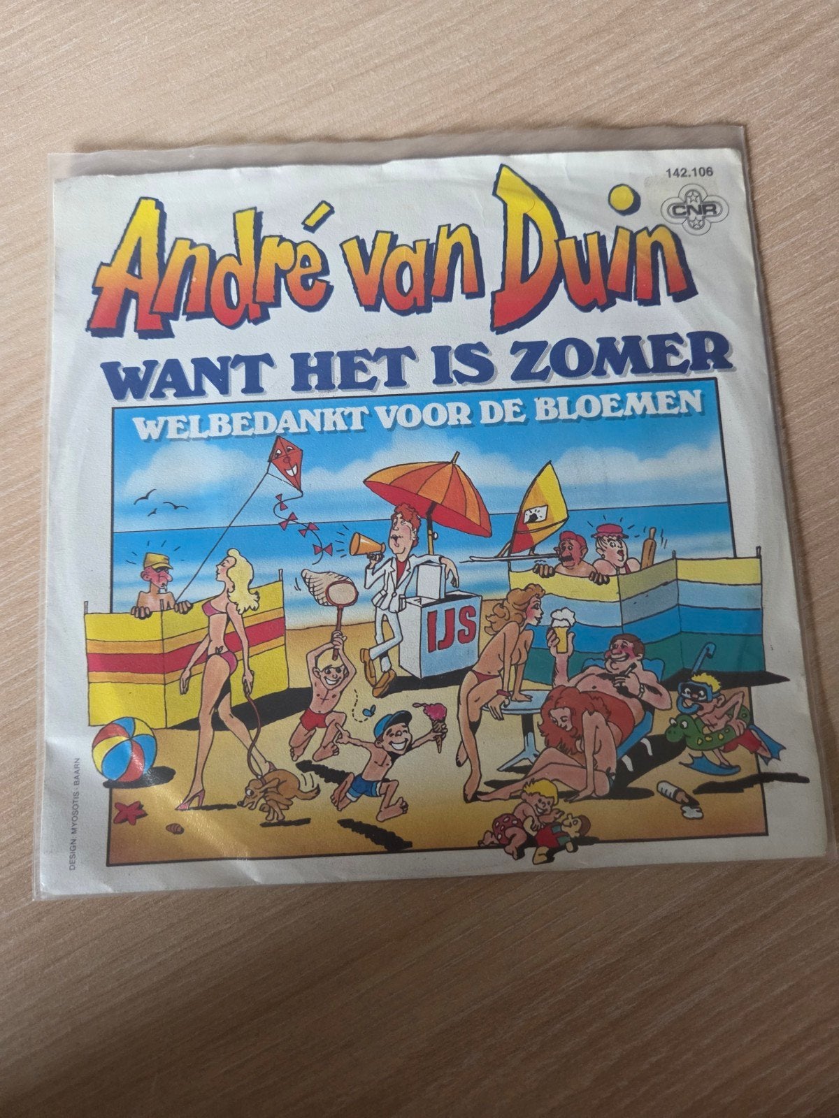 André van Duin - Want Het Is Zomer / Welbedankt Voor De Blo, Gebruikt, Fotohoes, 7 inch, Ophalen of Verzenden