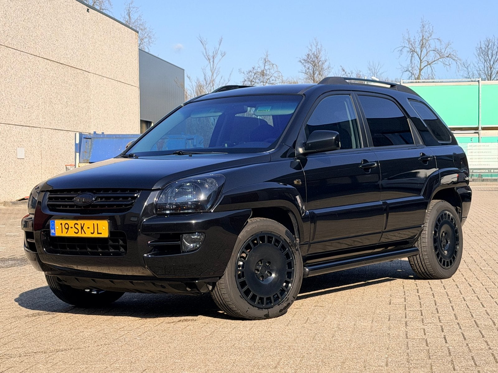 Kia Sportage 2.7 V6 Automaat 4x4 Zwart | APK t/m 2027, Auto's, Automaat, Automatische klimaatregeling, Zwart, Zwart