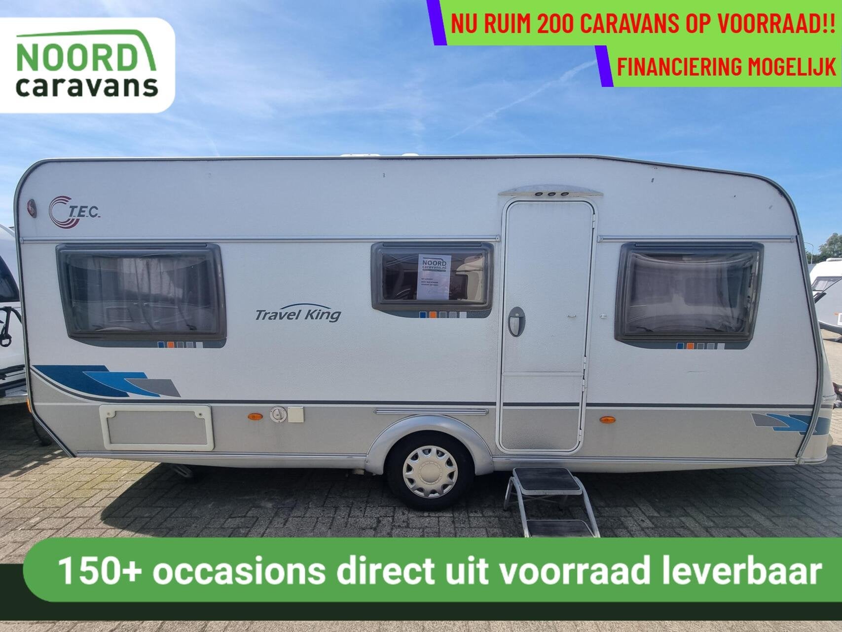 Tec 530K1 travel king MOVER + VOORTENT + LUIFEL + UITBOUW, T.E.C., Rondzit, Mover, 7 tot 8 meter