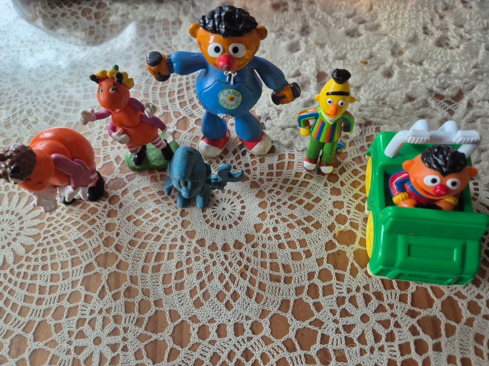 Vintage Sesamstraat en andere figuren speelgoed, Ophalen of Verzenden