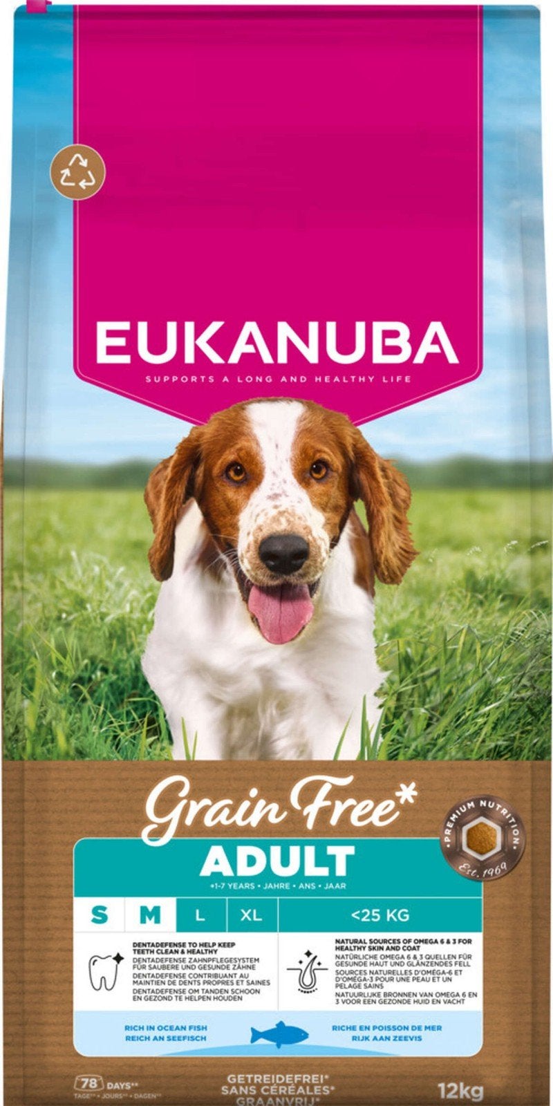 Eukanuba graan vrij volwassen voer, S/M, Ophalen, Hond