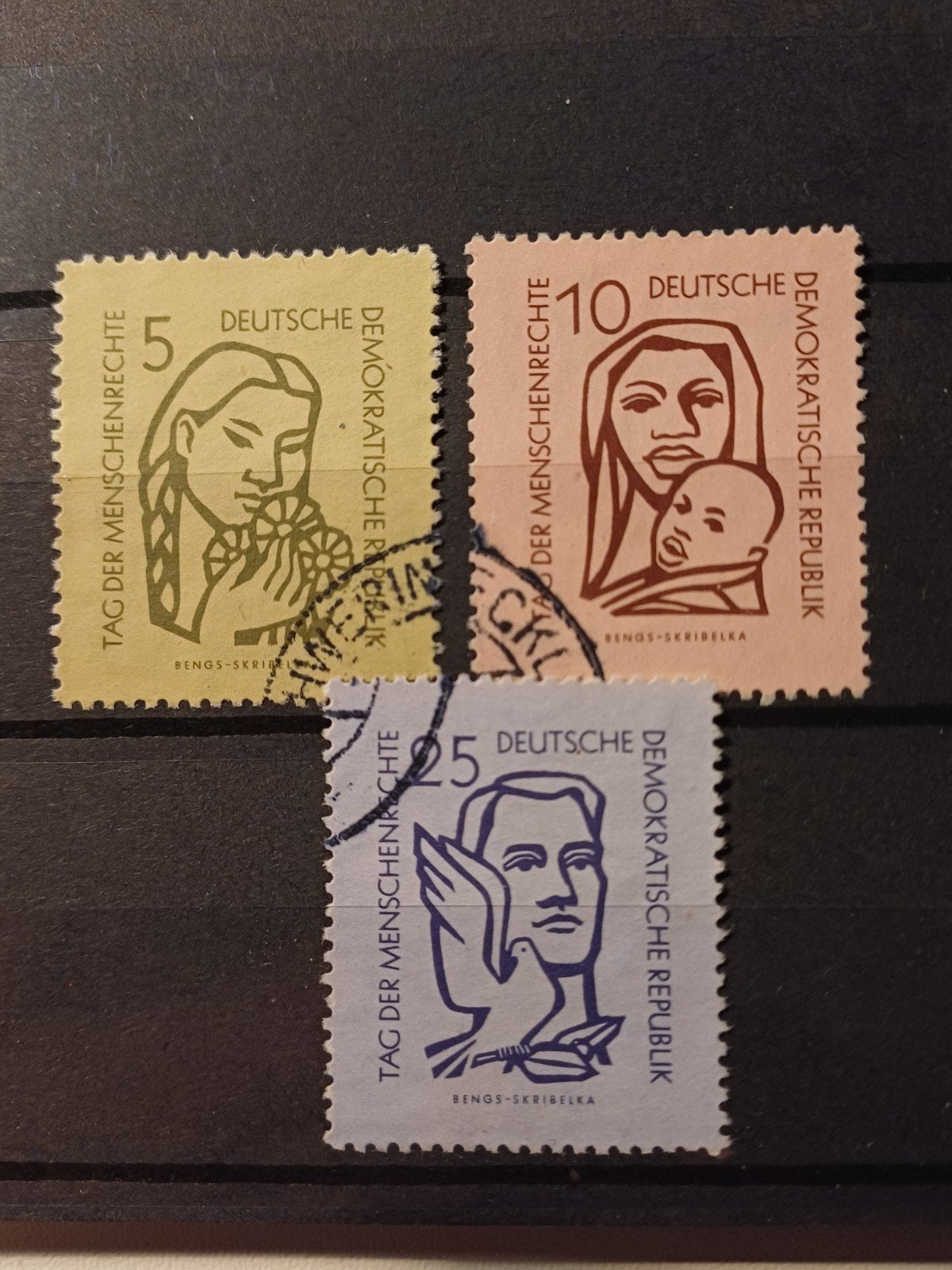 DDR 548-550 gestempeld, Ophalen of Verzenden, DDR, Gestempeld